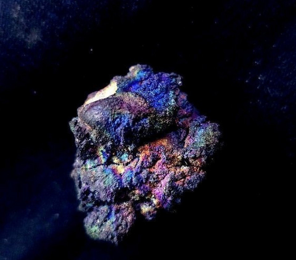 Iridescent Hematite from Graves Mnt, Georgia