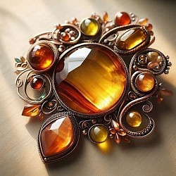 Citrine + Fire Agate: Boosts creative manifestation.